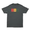 Camiseta Cinza Escuro com Logo EDG Quadrado